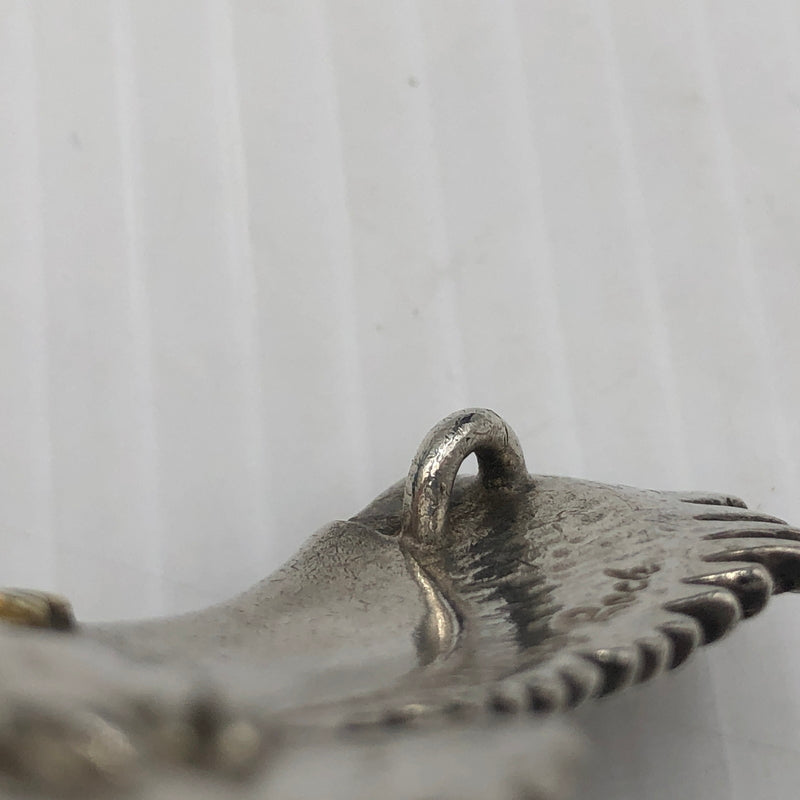 【中古品】【メンズ】 WING ROCK ウィング ロック EAGLE L RUBY EYE イーグル L ルビー目 アクセサリー 頭金 191-260907-sa-06-teih カラー：シルバー 万代Net店