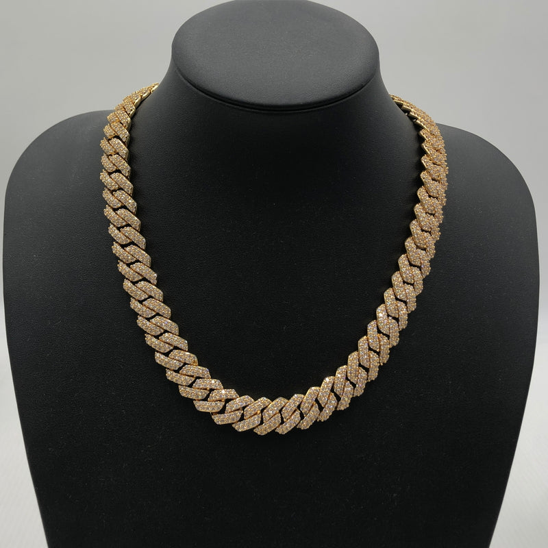 【中古品】【メンズ】 EMPIRE HOLLYWOOD エンパイア ハリウッド CUBANCHAIN NECKLACE BRACELET SET キューバンチェーン ネックレス ブレスレット セット アクセサリー 192-260907-sa-11-teih カラー：ゴールド 万代Net店