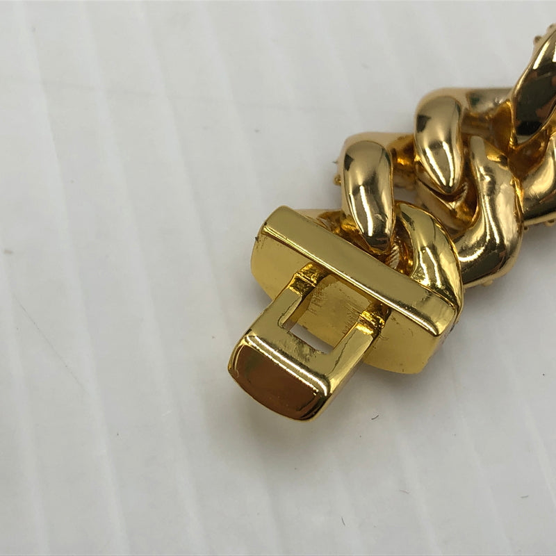 【中古品】【メンズ】 EMPIRE HOLLYWOOD エンパイア ハリウッド CUBANCHAIN NECKLACE BRACELET SET キューバンチェーン ネックレス ブレスレット セット アクセサリー 192-260907-sa-11-teih カラー：ゴールド 万代Net店