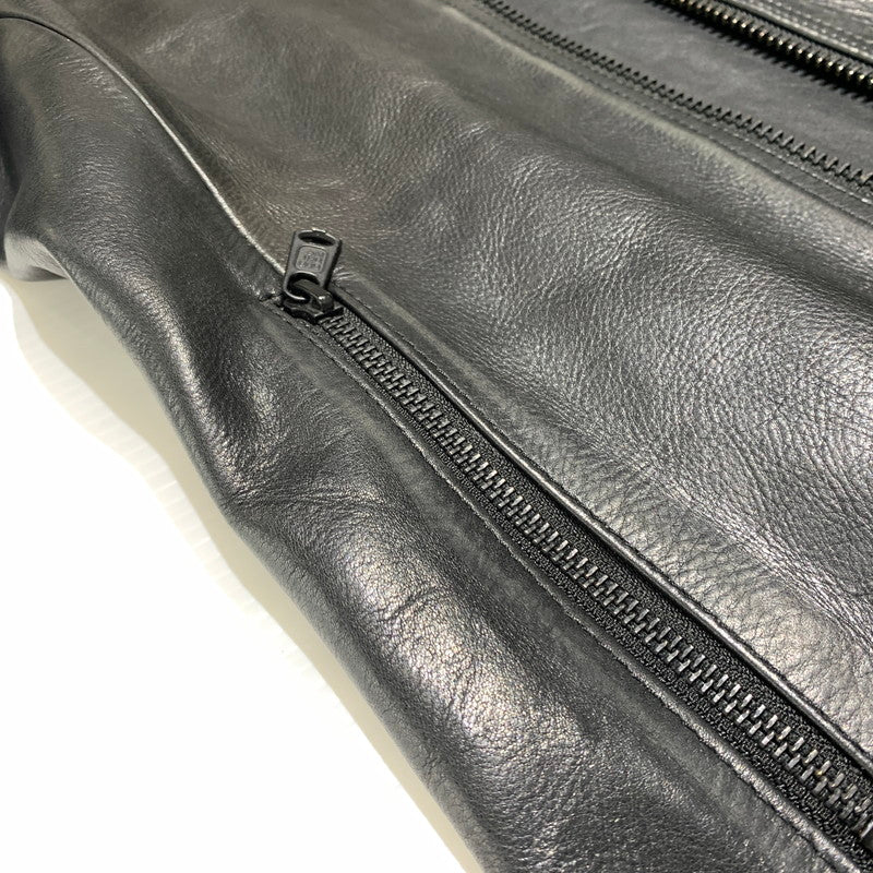 【中古品】【メンズ】 NONNATIVE ノンネイティブ COWHIDE RIDERS JACKET TNP-NN-J-6003 カウレザー ライダーズジャケット アウター 140-260904-ko-09-teih サイズ：3 カラー：ブラック 万代Net店