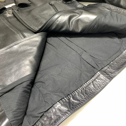 【中古品】【メンズ】 NONNATIVE ノンネイティブ COWHIDE RIDERS JACKET TNP-NN-J-6003 カウレザー ライダーズジャケット アウター 140-260904-ko-09-teih サイズ：3 カラー：ブラック 万代Net店