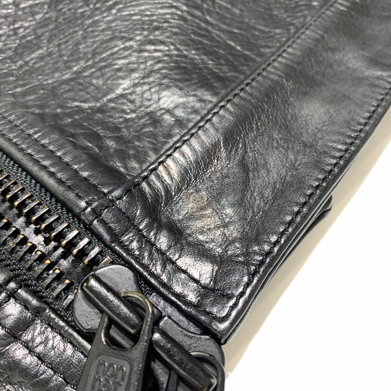 【中古品】【メンズ】 NONNATIVE ノンネイティブ COWHIDE RIDERS JACKET TNP-NN-J-6003 カウレザー ライダーズジャケット アウター 140-260904-ko-09-teih サイズ：3 カラー：ブラック 万代Net店