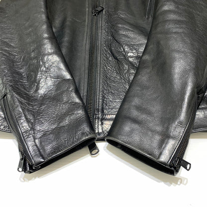 【中古品】【メンズ】 NONNATIVE ノンネイティブ COWHIDE RIDERS JACKET TNP-NN-J-6003 カウレザー ライダーズジャケット アウター 140-260904-ko-09-teih サイズ：3 カラー：ブラック 万代Net店