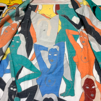 【現状渡し品】【メンズ】 WACKO MARIA ワコマリア HAWAIIAN L/S SHIRT ハワイアン ロングスリーブ シャツ 長袖 トップス ボタンダウン 140-260904-ko-04-teih サイズ：L カラー：総柄 万代Net店