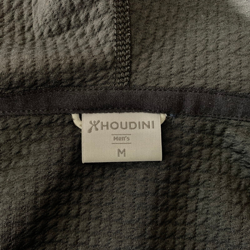 【中古品】【メンズ】 HOUDINI フーディニ MONO AIR HOUDI F20 DK01 モノ エア フーディ ライトアウター フルジップジャケット 144-260904-ko-07-teih サイズ：M カラー：ブラック 万代Net店