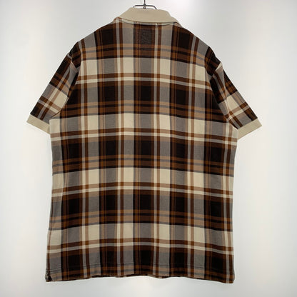 【中古品】【メンズ】 A BATHING APE アベイシングエイプ S/S POLO SHIRT ショートスリーブ ポロシャツ 半袖 トップス ハーフボタン 142-260904-ko-03-teih サイズ：M カラー：チェック 万代Net店