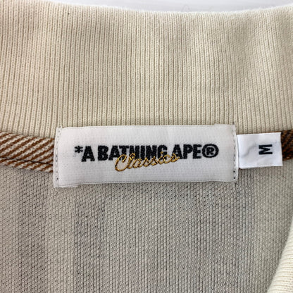 【中古品】【メンズ】 A BATHING APE アベイシングエイプ S/S POLO SHIRT ショートスリーブ ポロシャツ 半袖 トップス ハーフボタン 142-260904-ko-03-teih サイズ：M カラー：チェック 万代Net店