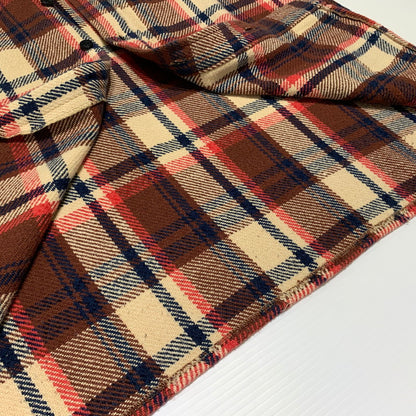 【現状渡し品】【メンズ】 A BATHING APE アベイシングエイプ CHECK S/S SHIRT チェック ショートスリーブ シャツ 半袖 トップス コットン レーヨン 142-260904-ko-06-teih サイズ：L カラー：チェック 万代Net店
