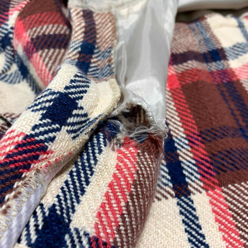 【現状渡し品】【メンズ】 A BATHING APE アベイシングエイプ CHECK S/S SHIRT チェック ショートスリーブ シャツ 半袖 トップス コットン レーヨン 142-260904-ko-06-teih サイズ：L カラー：チェック 万代Net店