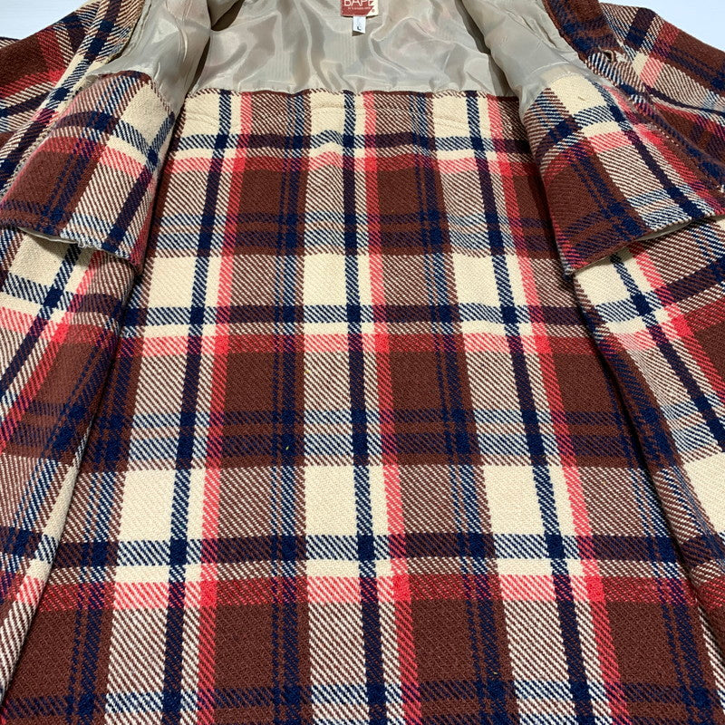 【現状渡し品】【メンズ】 A BATHING APE アベイシングエイプ CHECK S/S SHIRT チェック ショートスリーブ シャツ 半袖 トップス コットン レーヨン 142-260904-ko-06-teih サイズ：L カラー：チェック 万代Net店