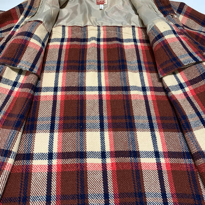 【現状渡し品】【メンズ】 A BATHING APE アベイシングエイプ CHECK S/S SHIRT チェック ショートスリーブ シャツ 半袖 トップス コットン レーヨン 142-260904-ko-06-teih サイズ：L カラー：チェック 万代Net店