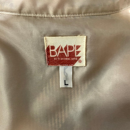 【現状渡し品】【メンズ】 A BATHING APE アベイシングエイプ CHECK S/S SHIRT チェック ショートスリーブ シャツ 半袖 トップス コットン レーヨン 142-260904-ko-06-teih サイズ：L カラー：チェック 万代Net店