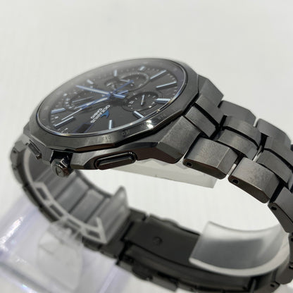 【中古品】【メンズ】 CASIO カシオ OCEANUS MANTA S5000 SERIES OCW-S5000B-1AJF オシアナス 腕時計 電波ソーラー 197-260909-ko-11-teih カラー：ブラック 万代Net店