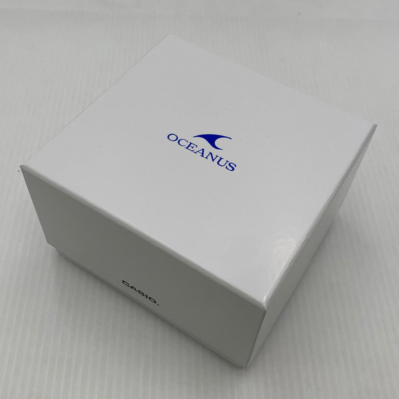 【中古品】【メンズ】 CASIO カシオ OCEANUS MANTA S5000 SERIES OCW-S5000B-1AJF オシアナス 腕時計 電波ソーラー 197-260909-ko-11-teih カラー：ブラック 万代Net店