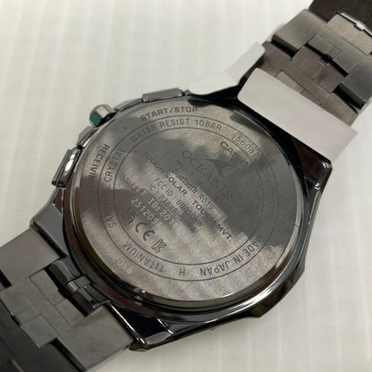 【中古品】【メンズ】 CASIO カシオ OCEANUS MANTA S5000 SERIES OCW-S5000B-1AJF オシアナス 腕時計 電波ソーラー 197-260909-ko-11-teih カラー：ブラック 万代Net店