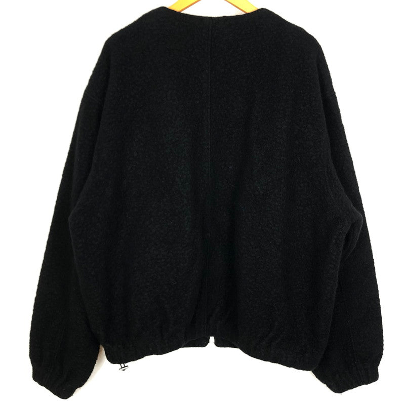 【中古品】【メンズ】 H BEAUTY&YOUTH エイチ ビューティー アンド ユース WOOL ZIP UP BOURSON 1228-699-0803 ウール ジップ アップ ブルゾン アウター 147-260909-sa-03-teih サイズ：L カラー：ブラック 万代Net店