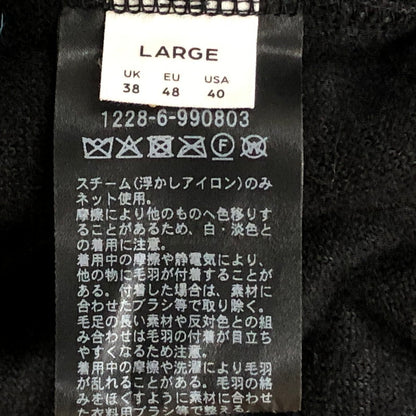 【中古品】【メンズ】 H BEAUTY&YOUTH エイチ ビューティー アンド ユース WOOL ZIP UP BOURSON 1228-699-0803 ウール ジップ アップ ブルゾン アウター 147-260909-sa-03-teih サイズ：L カラー：ブラック 万代Net店