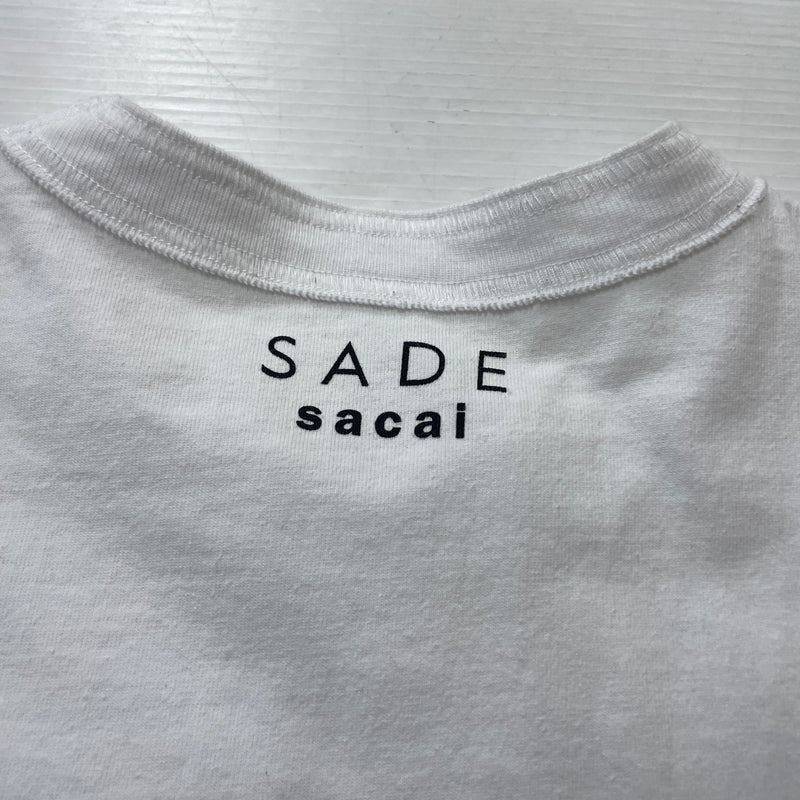 【中古品】【メンズ】 SACAI サカイ 21SS SADE T-SHIRT 2021年春夏 シャーデー Tシャツ 半袖 トップス 140-260902-sa-10-teih サイズ：4 カラー：ホワイト 万代Net店