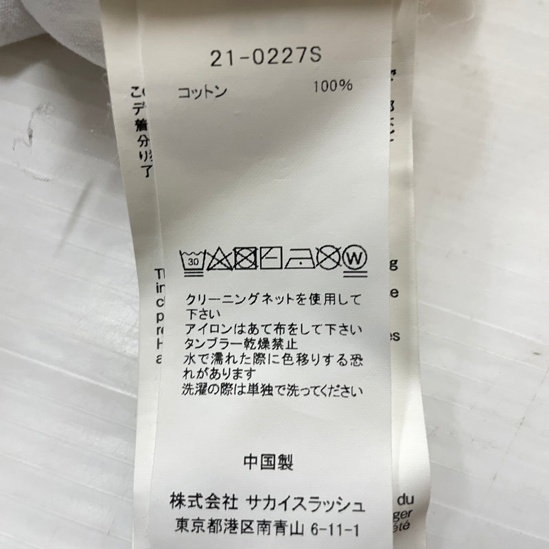 【中古品】【メンズ】 SACAI サカイ 21SS SADE T-SHIRT 2021年春夏 シャーデー Tシャツ 半袖 トップス 140-260902-sa-10-teih サイズ：4 カラー：ホワイト 万代Net店