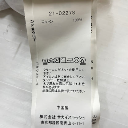 【中古品】【メンズ】 SACAI サカイ 21SS SADE T-SHIRT 2021年春夏 シャーデー Tシャツ 半袖 トップス 140-260902-sa-10-teih サイズ：4 カラー：ホワイト 万代Net店