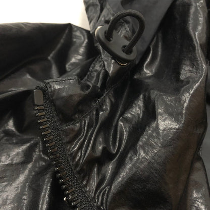 【中古品】【メンズ】 H BEAUTY＆YOUTH エイチ ビューティー アンド ユース ENAMEL NYLON HOODED BLOUSON 1225-199-0207 エナメル ナイロン フーデッド ブルゾン アウター 147-260909-sa-11-teih サイズ：L カラー：ブラック 万代Net店