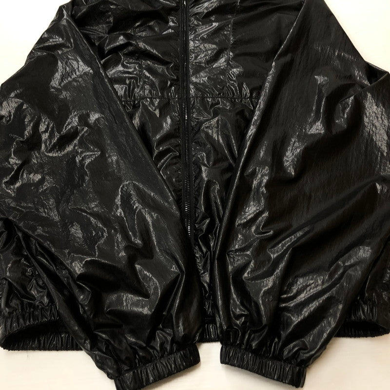 【中古品】【メンズ】 H BEAUTY＆YOUTH エイチ ビューティー アンド ユース ENAMEL NYLON HOODED BLOUSON 1225-199-0207 エナメル ナイロン フーデッド ブルゾン アウター 147-260909-sa-11-teih サイズ：L カラー：ブラック 万代Net店