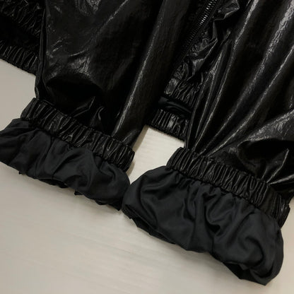 【中古品】【メンズ】 H BEAUTY＆YOUTH エイチ ビューティー アンド ユース ENAMEL NYLON HOODED BLOUSON 1225-199-0207 エナメル ナイロン フーデッド ブルゾン アウター 147-260909-sa-11-teih サイズ：L カラー：ブラック 万代Net店