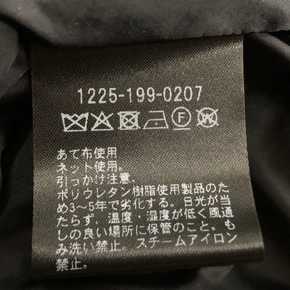 【中古品】【メンズ】 H BEAUTY＆YOUTH エイチ ビューティー アンド ユース ENAMEL NYLON HOODED BLOUSON 1225-199-0207 エナメル ナイロン フーデッド ブルゾン アウター 147-260909-sa-11-teih サイズ：L カラー：ブラック 万代Net店