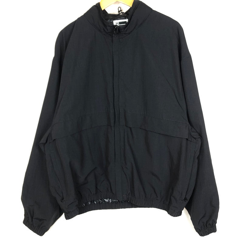 【中古品】【メンズ】 H BEAUTY&YOUTH エイチ ビューティー アンド ユース 26SS NYLON SILK STANDCOLLAR BLOUSON 1225-1-392630 2026年春夏 ナイロン シルク スタンドカラー ブルゾン アウター 147-260909-sa-10-teih サイズ：L カラー：ブラック 万代Net店