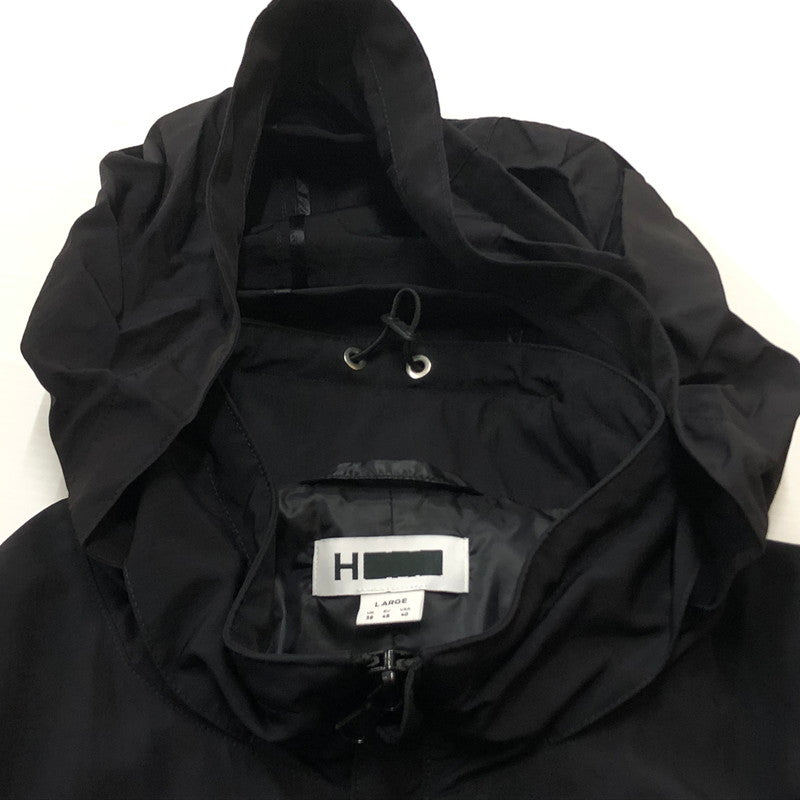 【中古品】【メンズ】 H BEAUTY&YOUTH エイチ ビューティー アンド ユース 26SS NYLON SILK STANDCOLLAR BLOUSON 1225-1-392630 2026年春夏 ナイロン シルク スタンドカラー ブルゾン アウター 147-260909-sa-10-teih サイズ：L カラー：ブラック 万代Net店