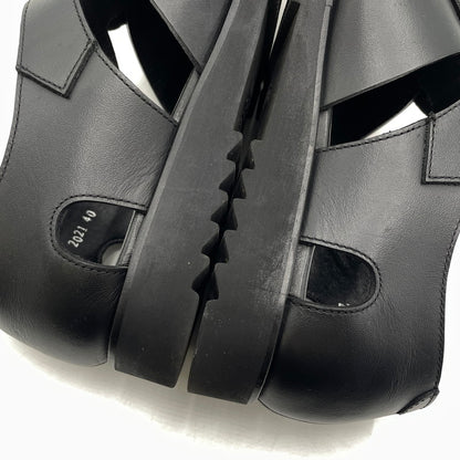 【中古品】【メンズ】 PARABOOT パラブーツ PACIFIC NOIR GURKHA SANDAL パシフィック ノワール グルカ サンダル 靴 164-260904-yo-20-teih サイズ：40 カラー：BLACK 万代Net店