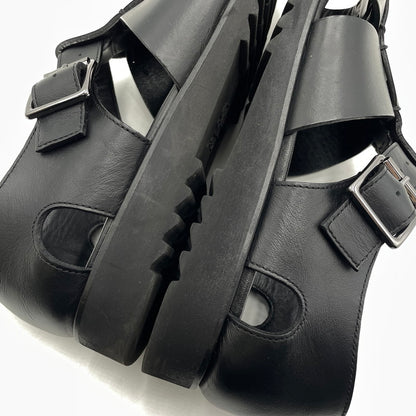【中古品】【メンズ】 PARABOOT パラブーツ PACIFIC NOIR GURKHA SANDAL パシフィック ノワール グルカ サンダル 靴 164-260904-yo-20-teih サイズ：40 カラー：BLACK 万代Net店