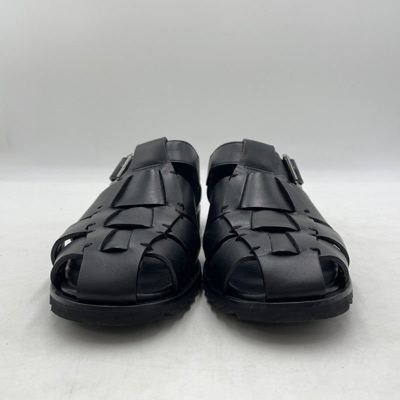 【中古品】【メンズ】 PARABOOT パラブーツ PACIFIC NOIR GURKHA SANDAL パシフィック ノワール グルカ サンダル 靴 164-260904-yo-20-teih サイズ：40 カラー：BLACK 万代Net店
