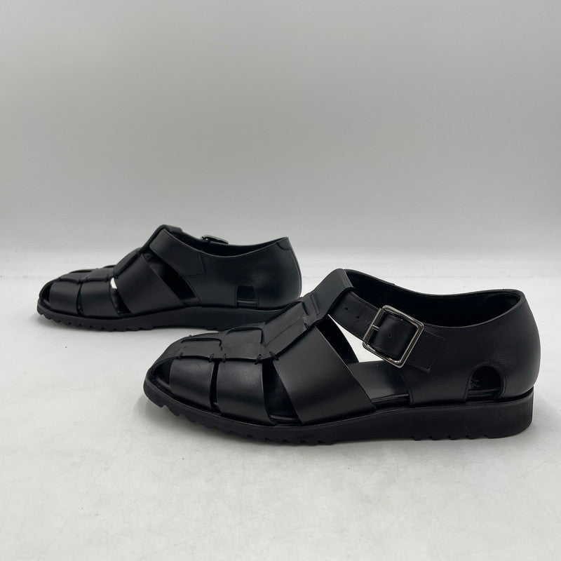【中古品】【メンズ】 PARABOOT パラブーツ PACIFIC NOIR GURKHA SANDAL パシフィック ノワール グルカ サンダル 靴 164-260904-yo-20-teih サイズ：40 カラー：BLACK 万代Net店