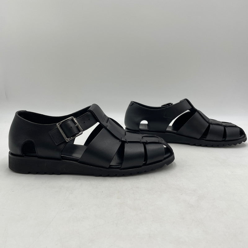 【中古品】【メンズ】 PARABOOT パラブーツ PACIFIC NOIR GURKHA SANDAL パシフィック ノワール グルカ サンダル 靴 164-260904-yo-20-teih サイズ：40 カラー：BLACK 万代Net店