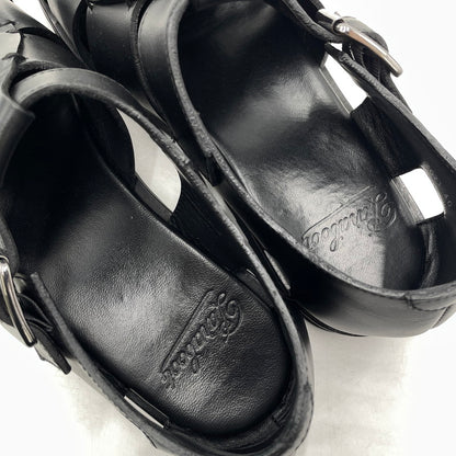 【中古品】【メンズ】 PARABOOT パラブーツ PACIFIC NOIR GURKHA SANDAL パシフィック ノワール グルカ サンダル 靴 164-260904-yo-20-teih サイズ：40 カラー：BLACK 万代Net店