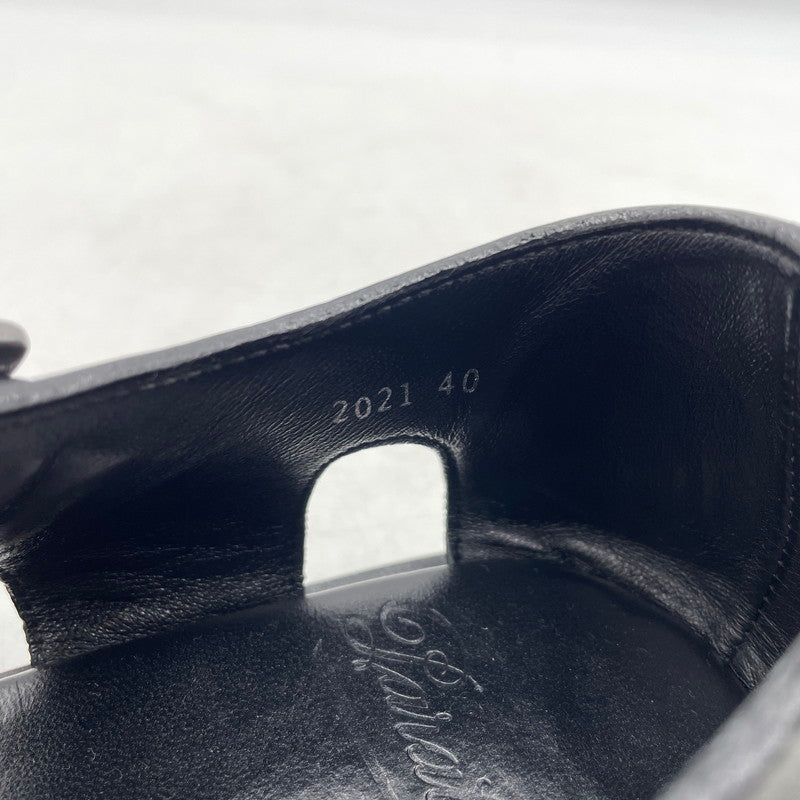 【中古品】【メンズ】 PARABOOT パラブーツ PACIFIC NOIR GURKHA SANDAL パシフィック ノワール グルカ サンダル 靴 164-260904-yo-20-teih サイズ：40 カラー：BLACK 万代Net店