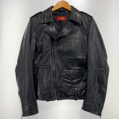 【中古品】【メンズ】 INDIAN MOTORCYCLE インディアン モーターサイクル LAMBSKIN RIDERS JACKET ラムレザー ライダース ジャケット アウター バイカージャケット 145-260904-ko-08-teih サイズ：M カラー：ブラック 万代Net店