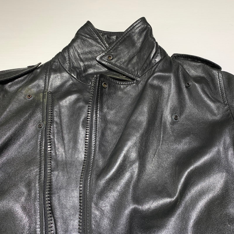【中古品】【メンズ】 INDIAN MOTORCYCLE インディアン モーターサイクル LAMBSKIN RIDERS JACKET ラムレザー ライダース ジャケット アウター バイカージャケット 145-260904-ko-08-teih サイズ：M カラー：ブラック 万代Net店