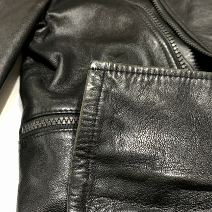 【中古品】【メンズ】 INDIAN MOTORCYCLE インディアン モーターサイクル LAMBSKIN RIDERS JACKET ラムレザー ライダース ジャケット アウター バイカージャケット 145-260904-ko-08-teih サイズ：M カラー：ブラック 万代Net店