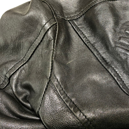 【中古品】【メンズ】 INDIAN MOTORCYCLE インディアン モーターサイクル LAMBSKIN RIDERS JACKET ラムレザー ライダース ジャケット アウター バイカージャケット 145-260904-ko-08-teih サイズ：M カラー：ブラック 万代Net店