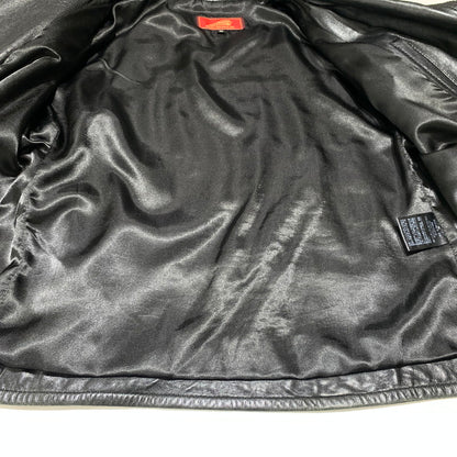 【中古品】【メンズ】 INDIAN MOTORCYCLE インディアン モーターサイクル LAMBSKIN RIDERS JACKET ラムレザー ライダース ジャケット アウター バイカージャケット 145-260904-ko-08-teih サイズ：M カラー：ブラック 万代Net店