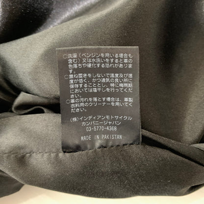 【中古品】【メンズ】 INDIAN MOTORCYCLE インディアン モーターサイクル LAMBSKIN RIDERS JACKET ラムレザー ライダース ジャケット アウター バイカージャケット 145-260904-ko-08-teih サイズ：M カラー：ブラック 万代Net店