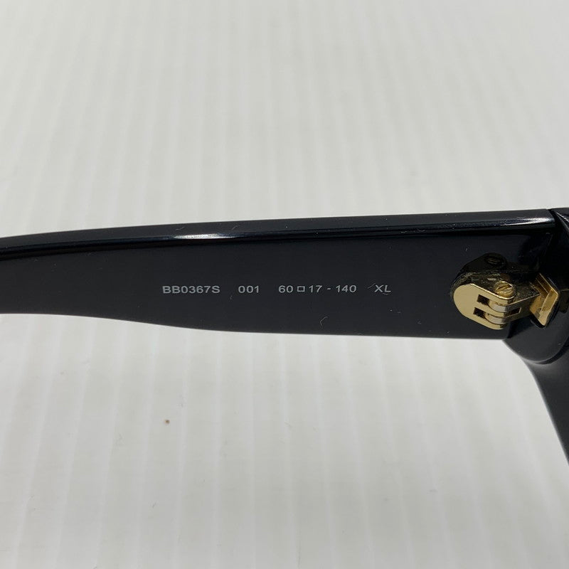 【中古品】【メンズ】 BALENCIAGA バレンシアガ SUNGLASSES BB0367S 001 サングラス アイウェア キャットアイ 182-260909-ko-18-teih サイズ：67□17-140 カラー：ブラック 万代Net店