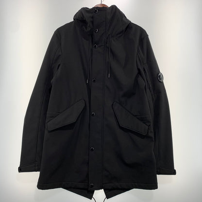 【中古品】【メンズ】 C.P.COMPANY シーピーカンパニー SHELL JACKET 03CMOW029A シェルジャケット ライトアウター フーディ ロングジャケット 141-260904-ko-11-teih サイズ：46 カラー：ブラック 万代Net店
