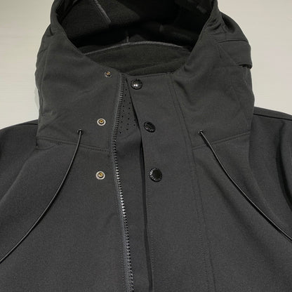 【中古品】【メンズ】 C.P.COMPANY シーピーカンパニー SHELL JACKET 03CMOW029A シェルジャケット ライトアウター フーディ ロングジャケット 141-260904-ko-11-teih サイズ：46 カラー：ブラック 万代Net店