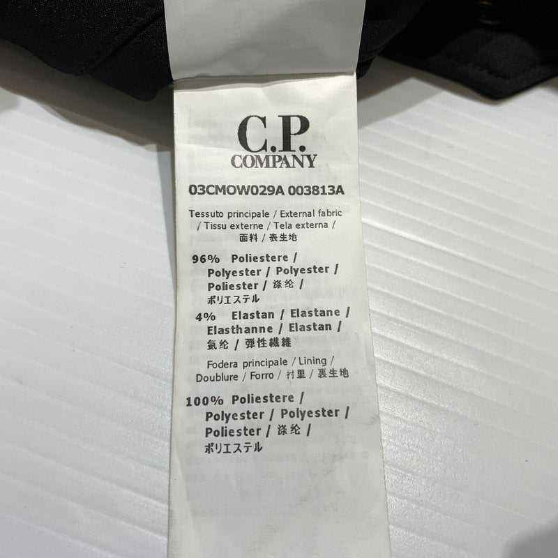【中古品】【メンズ】 C.P.COMPANY シーピーカンパニー SHELL JACKET 03CMOW029A シェルジャケット ライトアウター フーディ ロングジャケット 141-260904-ko-11-teih サイズ：46 カラー：ブラック 万代Net店