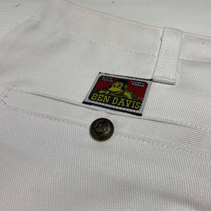 【中古品】【メンズ】 BEN DAVIS ベンデイビス WORK PANTS 690 ワークパンツ ボトムス ストレートパンツ 156-260904-ko-12-teih サイズ：36 カラー：ホワイト 万代Net店