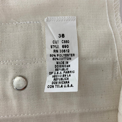 【中古品】【メンズ】 BEN DAVIS ベンデイビス WORK PANTS 690 ワークパンツ ボトムス ストレートパンツ 156-260904-ko-12-teih サイズ：36 カラー：ホワイト 万代Net店