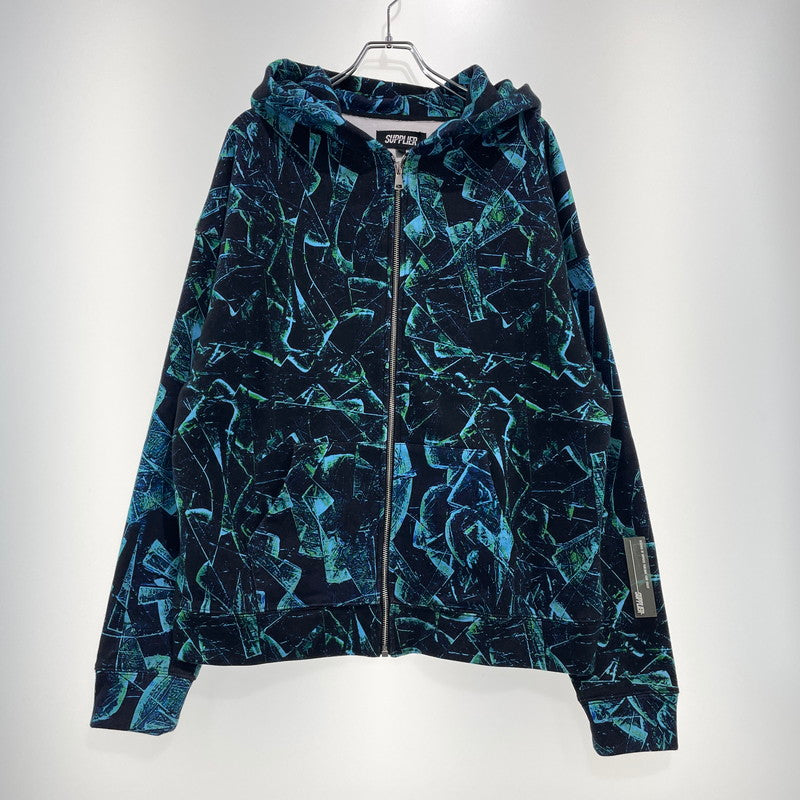 【中古品】【メンズ】 SUPPLIER サプライヤー TINPLATE ZIP HOODIE 20AWD1 ティンプレート ジップ フーディー 長袖 トップス パーカー 142-260915-yo-08-teih サイズ：L カラー：ブルー 万代Net店